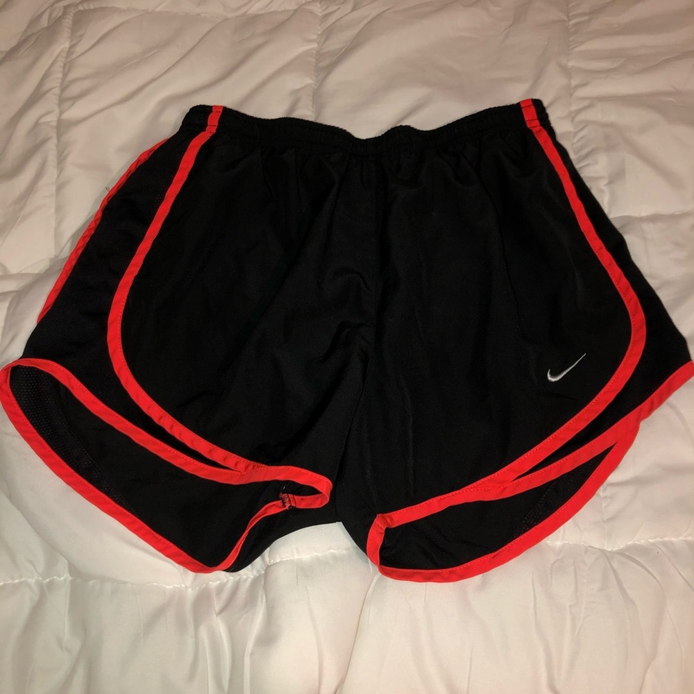 Black and Red Nike Dry-Fit Shorts